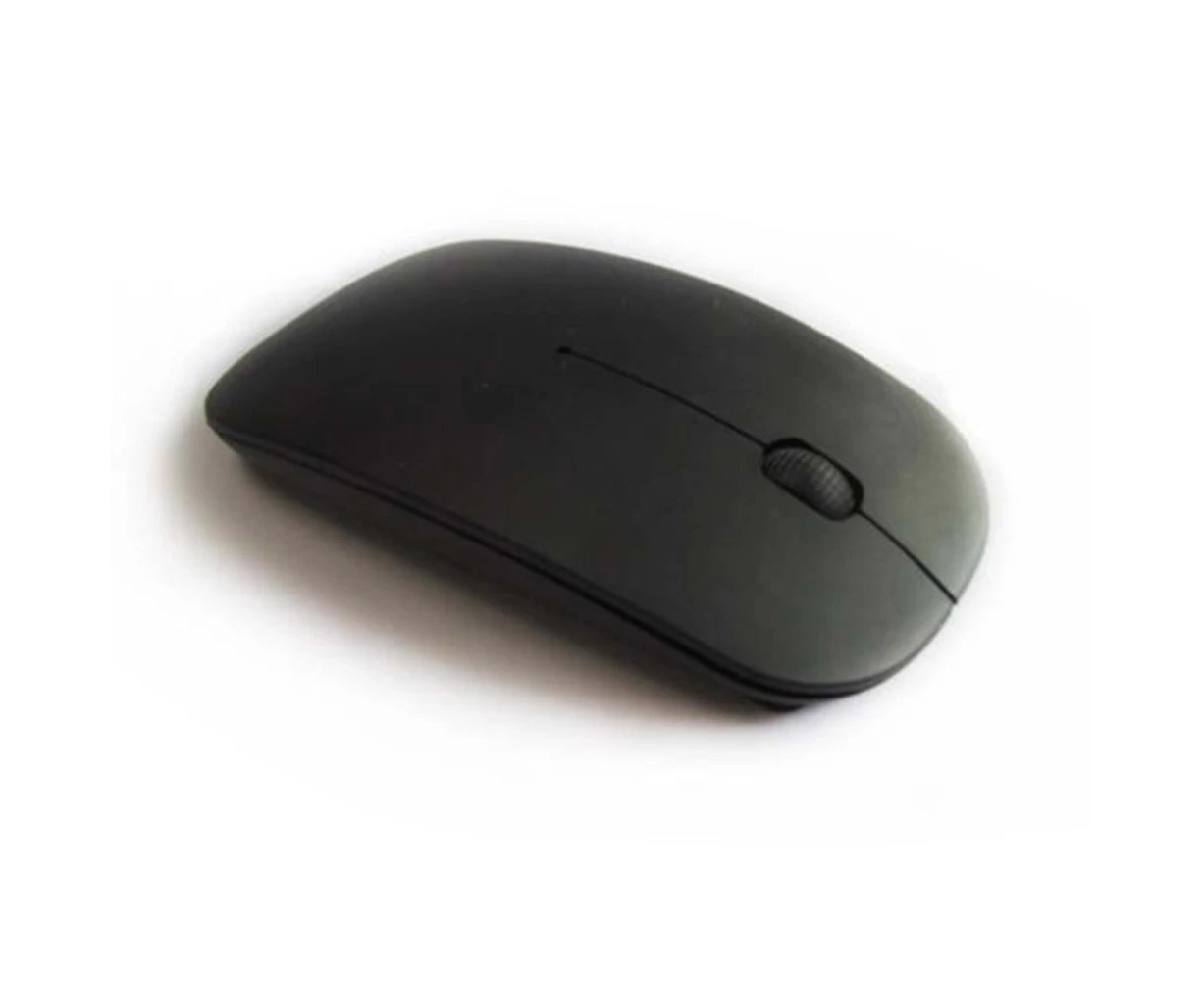 Universal Laptop PC Computer 2.4GHz Battery Powered Wireless USB Optical Mouse-Black