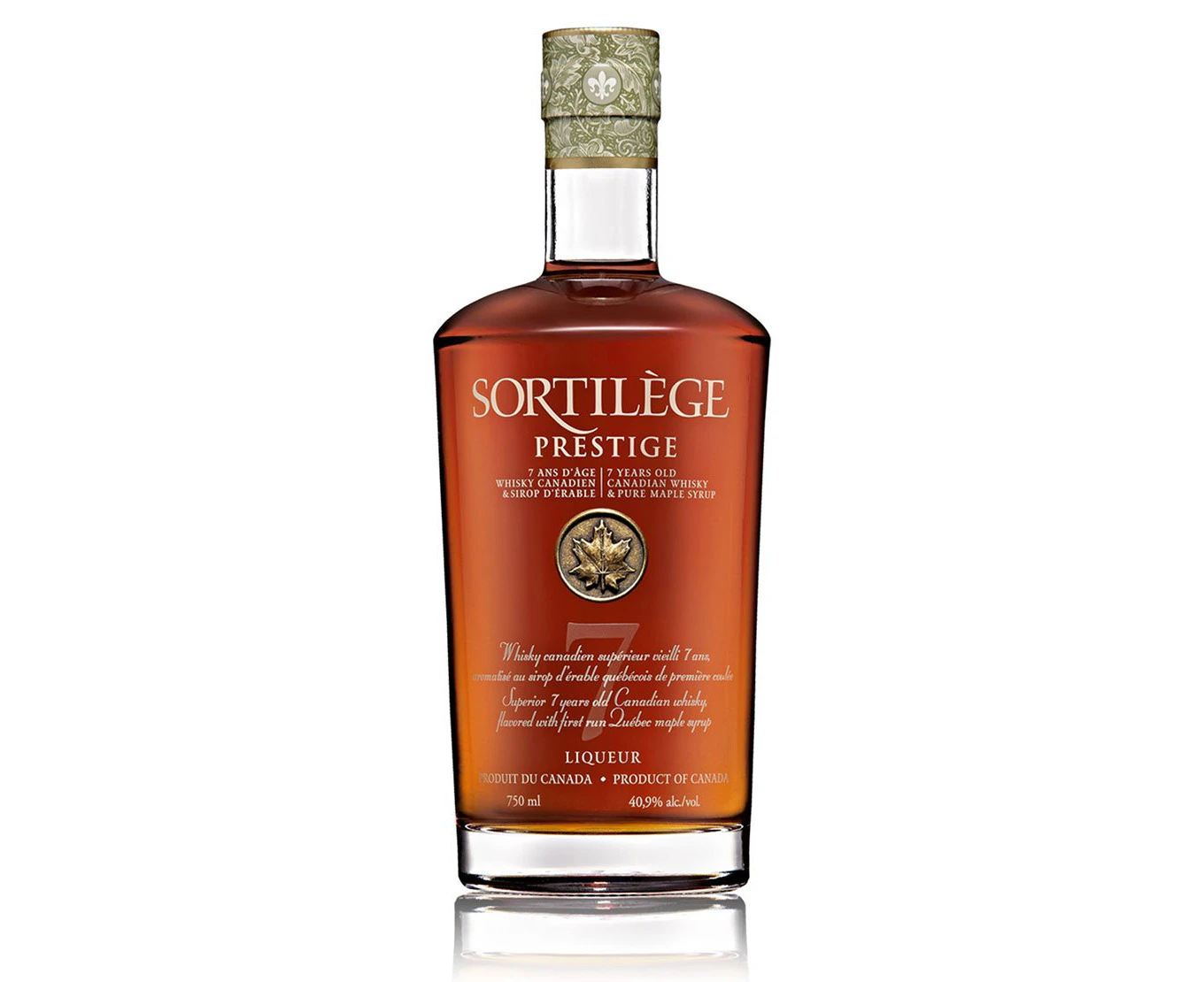 Sortilege Prestige 7 Year Old Canadian Whisky & Pure Maple Syrup Liqueur 750mL