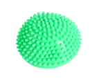 Inflatable Half Yoga Balls, Massage Point Fitball Exercises Trainer Fitness Balance Bal -Green