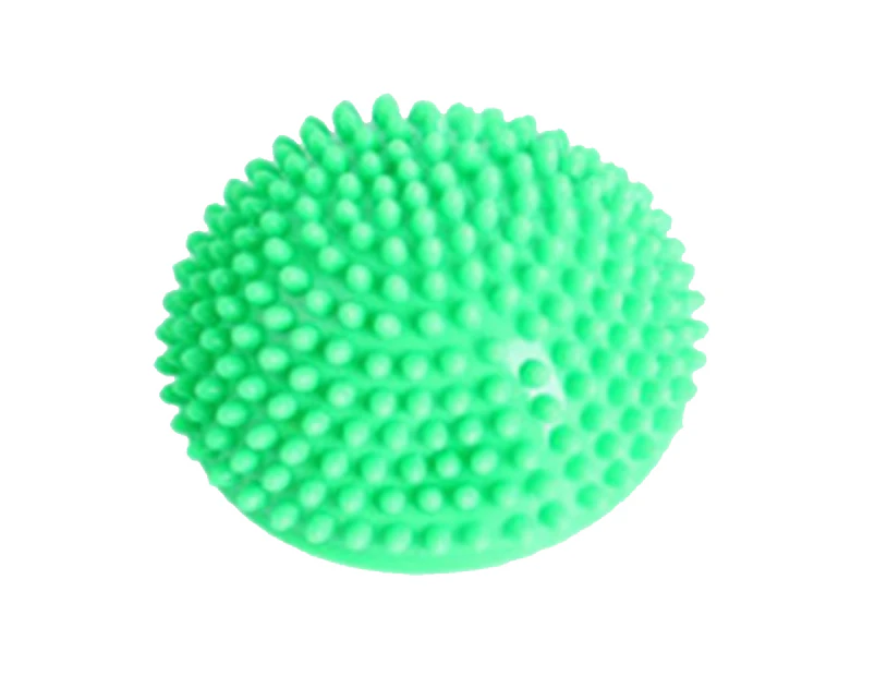 Inflatable Half Yoga Balls, Massage Point Fitball Exercises Trainer Fitness Balance Bal -Green