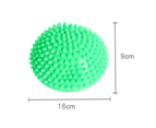 Inflatable Half Yoga Balls, Massage Point Fitball Exercises Trainer Fitness Balance Bal -Green