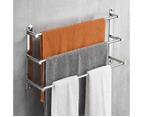 Three-bar 40cm bathroom shelf wall hanging