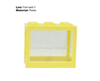 Small Fish Tank Creative Superposition Wide Application Plastic Building Block Fish Tank for Decoration - Yellow
