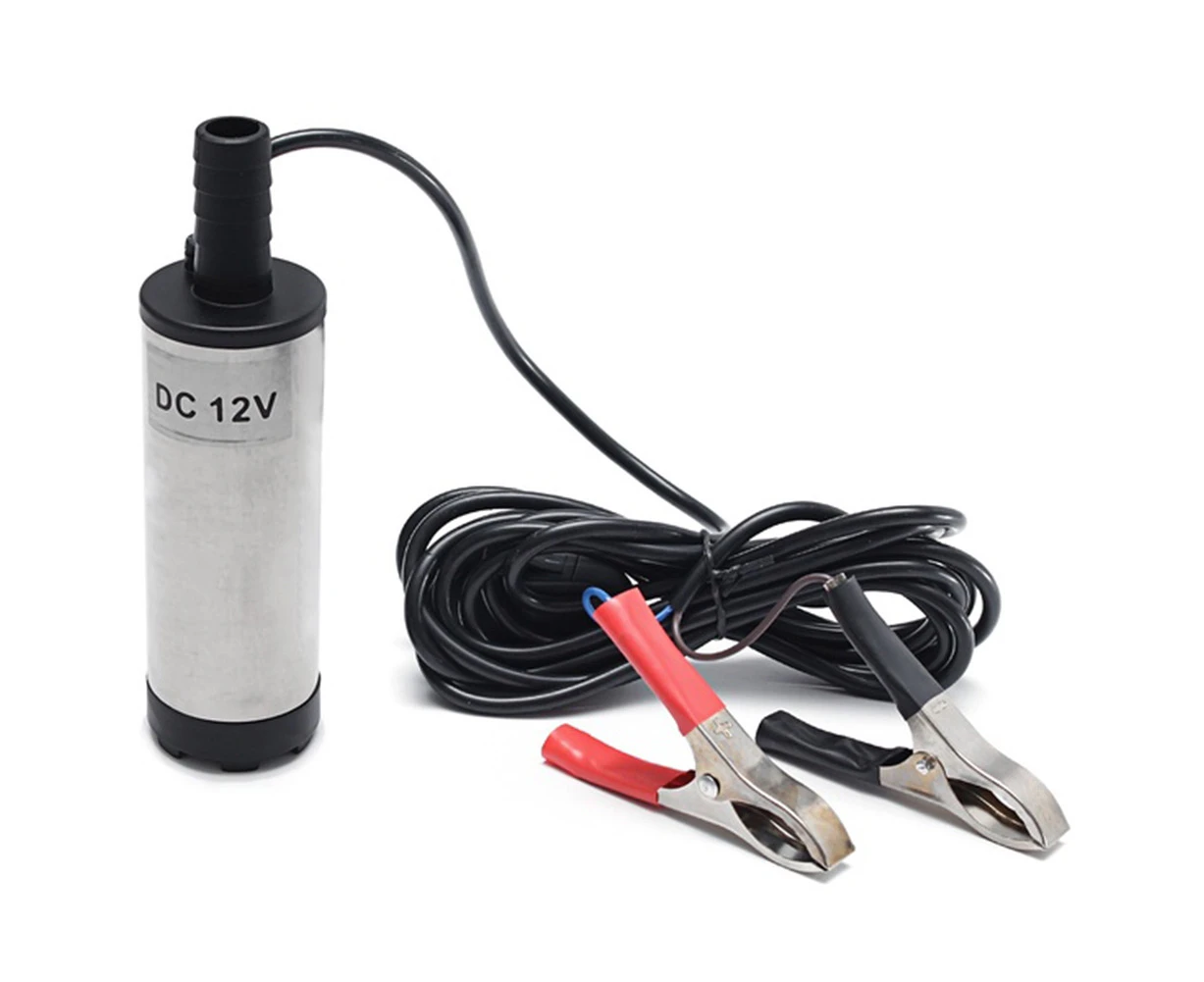 DC12V Portable Metal Electric Submersible Fuel Water Oil Fluid Transfer Pump-1# Metal