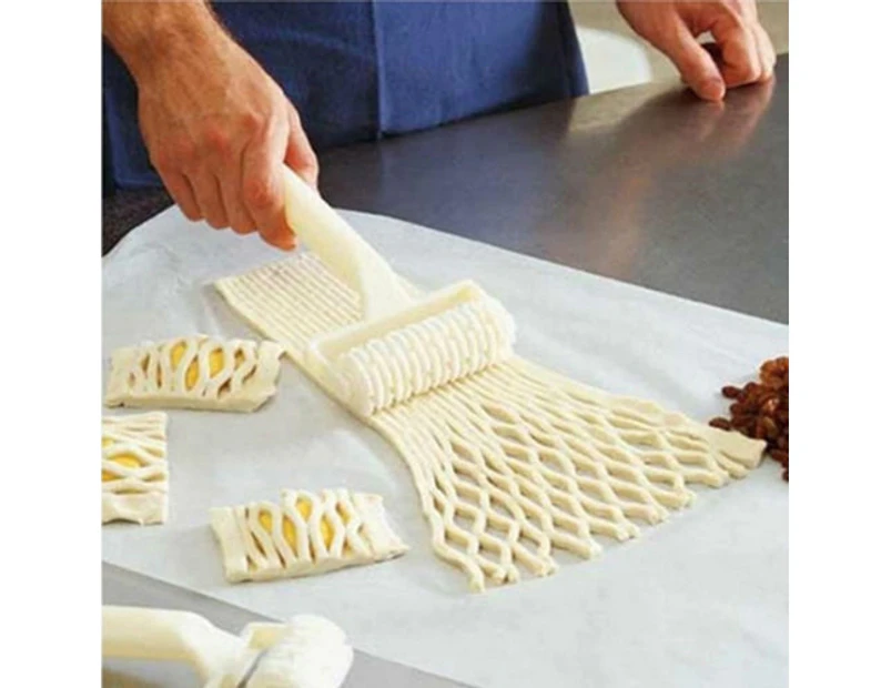 Baking Tool Dough Bread Cookie Pie Pizza Pastry Lattice Roller Cutter Craft