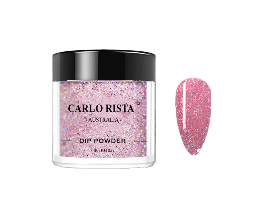 CARLO RISTA Dip Powder - Pink Glitter