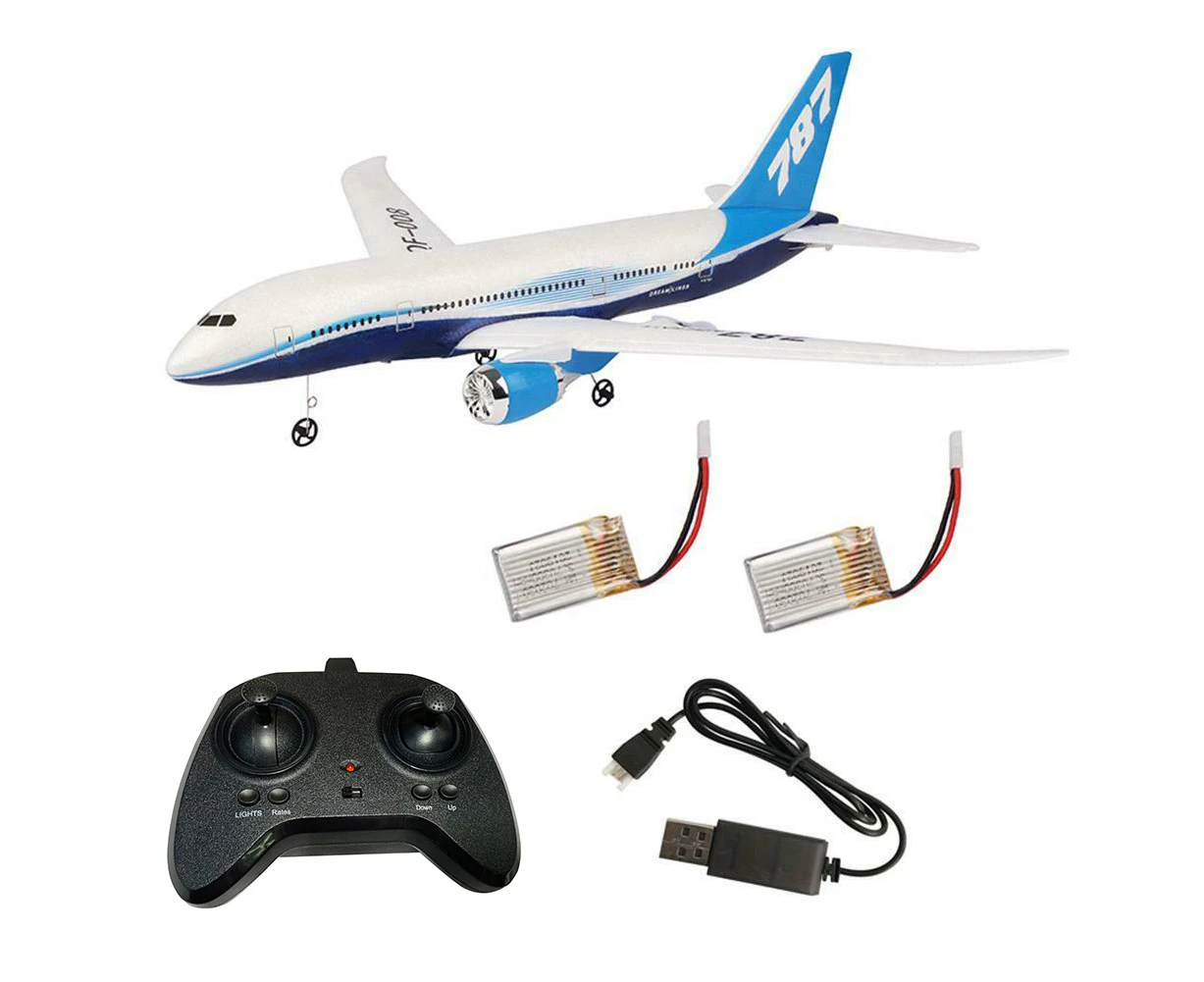 DIY EPP Remote Control Aircraft RC Drone 787 Fixed Wing Plane Kit Toy Dual Battery