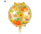 Fall Thanksgiving Balloons Pumpkin Maple Leaf Foil Balloons Autumn Balloons for Thanksgiving Baby Shower Birthday Party Decorations M