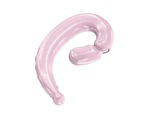 M520 Bone Conduction Earphone Adjustable Clear Sound Quality Ear Hook Wireless Bluetooth-compatible 5.2 Stereo Headphone for Business-Pink