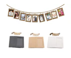 220cm 6inch Photo Frame Clips Picture Holder Baby Shower Birthday Party Decor - Black