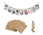 220cm 6inch Photo Frame Clips Picture Holder Baby Shower Birthday Party Decor - Black