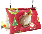 Winter Warm Bird Nest House - Hanging Hammock Velvet Shed Hut Cage