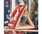 Winter Warm Bird Nest House - Hanging Hammock Velvet Shed Hut Cage