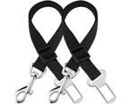 Dog Seat Belt Pet Dog Cat Car Seatbelt Safety Tether - 2 Pack - Adjustable Harness Belts Pet Leash - Heavy Duty Nylon Seatbelts