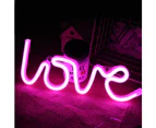 Love Neon Signs, Neon LED Light Party Supplies, Girls Room Decoration Supplies, Desk Accessories