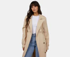 All About Eve Women's Emerson Trench Coat - Tan