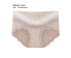 Lady Panties High Waist Lace Breathable Tight Waist Lady Underpants for Sleeping