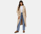 All About Eve Women's Emerson Trench Coat - Tan