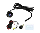 Rearview Camera Night Vision 170 Degree IP68 Waterproof Anti-fog Loop Recording 360 Degrees Rotatable Universal High Clarity Backup Camera for Car