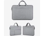 Shockproof Waterproof Zipper Laptop Notebook Storage Hand Bag for Lenovo for MacBook - Black