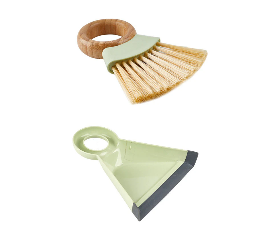 Wooden Handle Small Broom and Dustpan Set 