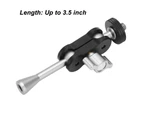 Articulated Magic Arm Aluminum Alloy Adjustable Magic Arm With Cold Shoe Mount 1/4 Inch 20 Threaded Screw Adapter