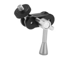 Articulated Magic Arm Aluminum Alloy Adjustable Magic Arm With Cold Shoe Mount 1/4 Inch 20 Threaded Screw Adapter