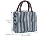 Reusable Lunch Bags Insulated Cooler Tote Zipper Picnic Bag Lunch Container Box Work Travel Food Containers with Front Pocket for Women and Girls