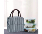 Reusable Lunch Bags Insulated Cooler Tote Zipper Picnic Bag Lunch Container Box Work Travel Food Containers with Front Pocket for Women and Girls