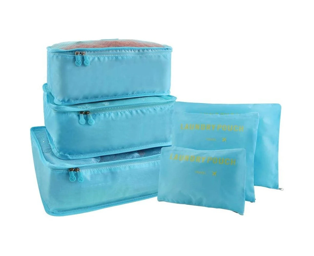 6-Piece Travel Storage Bag Multifunctional Clothes Sorting Pack Travel Packing Compression Bag Luggage Storage Bag