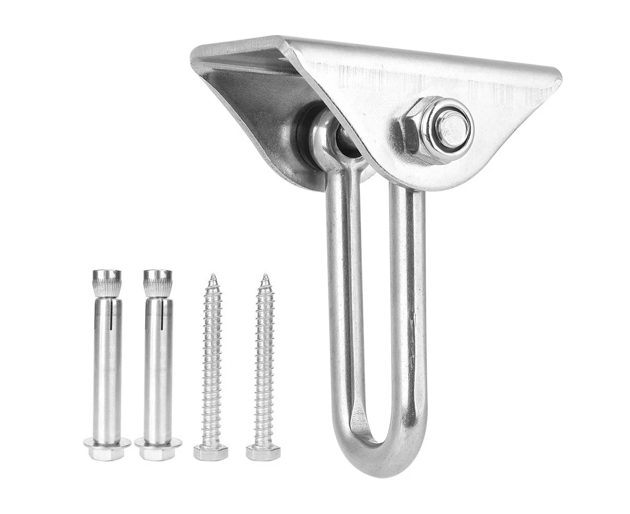 Stainless Steel U Type Suspension Swing Hanger Hook Fixed Plate Hammock Hanging Chair Accessory