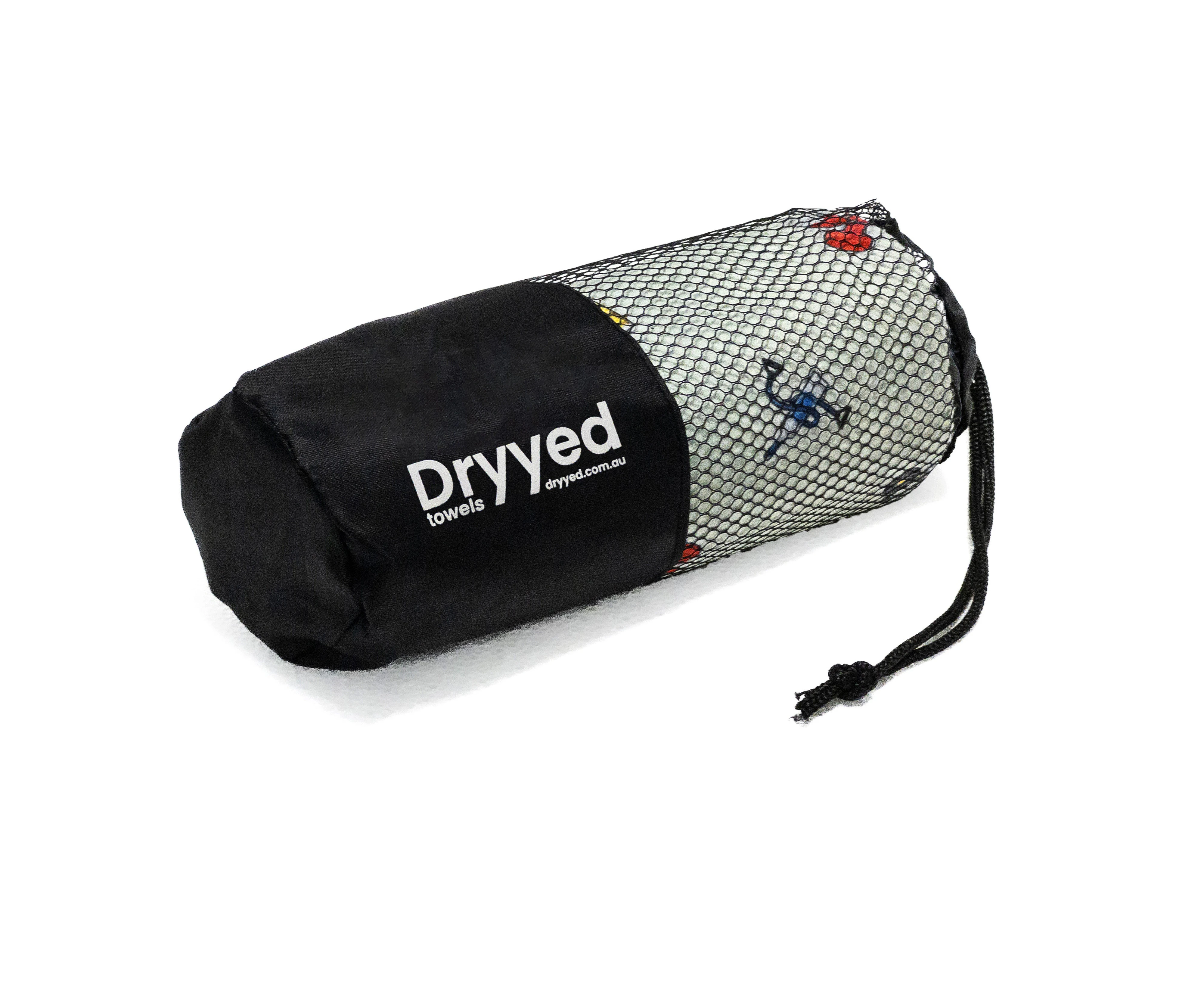 Dryyed Gym Towel - Fit & Lit - Microfibre 40cm x 80cm - Gym Pattern