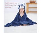 Cartoon Hooded Baby Towel Unisex, Premium Soft Swimming Bathrobe Large Washcloths 31.5" X 53" For 0-9T - 115*70Cm - Squirrel