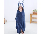 Cartoon Hooded Baby Towel Unisex, Premium Soft Swimming Bathrobe Large Washcloths 31.5" X 53" For 0-9T - 115*70Cm - Squirrel