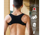 Men Women Back Posture Correction Belt Shoulder Corrector Support Brace Therapy
