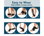 Ankle Support Brace, Adjustable Compression Ankle Braces For Sports Protection, One Size Fits Most For Men & Women-Orange