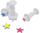 Plunger Cutter Set Sugarcraft Cake Cookies Cupcake Decorating Tool DIY Mold, 3-Pack