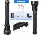 Rechargeable Led Flashlight, Tactical Flashlight High Lumen 90000, Highest Brightness Handheld Flashlight Ipx5 Waterproof, 3 Lighting Modes