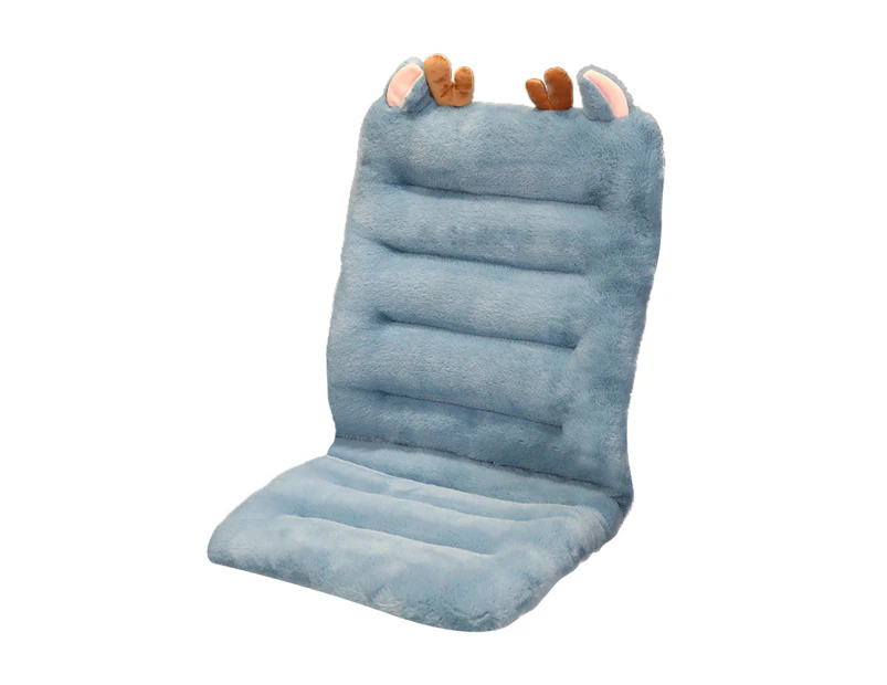 Office desk and chair cushion 85cm office chair cushion Seat cushion with back recliner cushion Blue Fawn 100*45