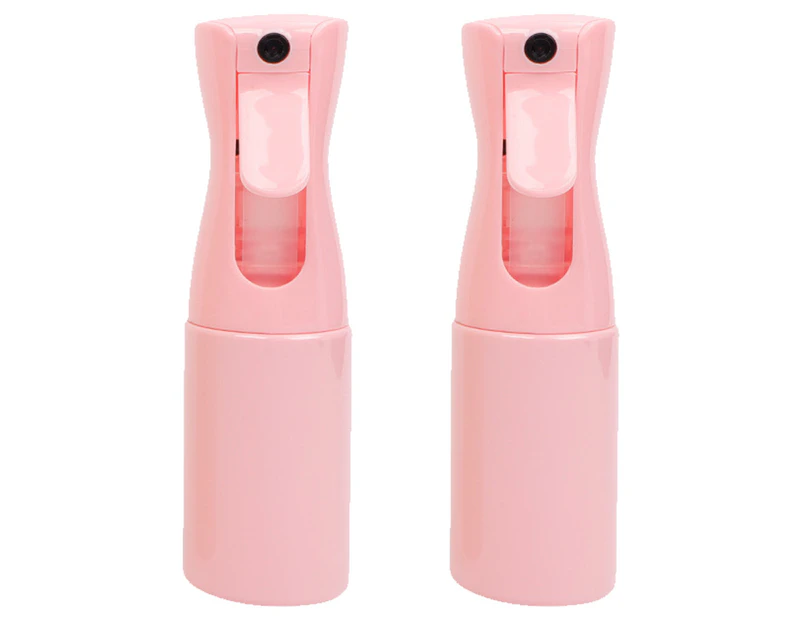 2pcs 200ml fine mist continuous spray bottle,pink