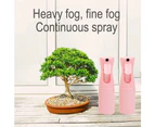 2pcs 200ml fine mist continuous spray bottle,pink