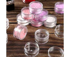 108-piece cosmetic container, empty can, transparent can with lid, cosmetic lip balm cream, rhinestone pearl box, trial sample box