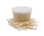 Bamboo Cotton Swabs, Biodegradable Wooden Cotton Buds Disposable Cotton Swabs - 2pcs (1000pcs)