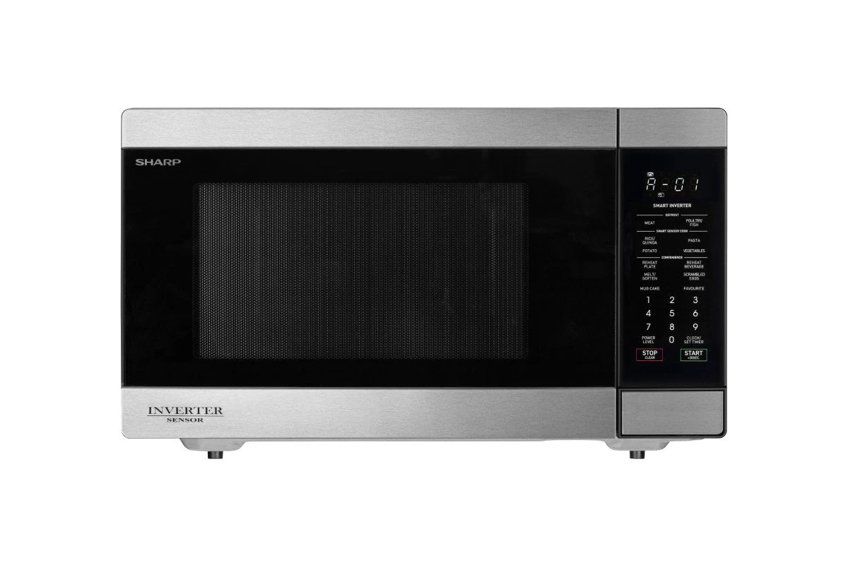 Sharp 45L Microwave with Smart Inverter & Sensor - Stainless Steel  - R45SVST