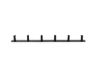 Stainless Steel Wall 6-Hook Hanger Coat Bag Towel Rack Organizer For Bathroom