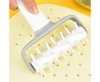Mbg Cookie Roller Wear-resistant Multifunctional Non-stick Pastry Pizza Pie Roller Cutter for Home-E