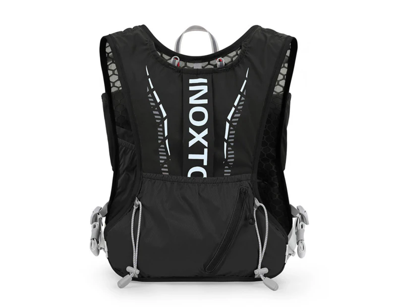 Light weight Slim Running Backpack Thoracic waist comfort fit for Men & Women Waterresistant -black