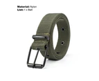 Sport Belt Quick-release Quick Dry Adjustable Freely Alloy Pothook Durable Waist Belt Daily Wear Belt - Army Green