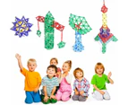 150 Pieces Puzzle Magnetic Building Blocks Toys Magnet Bau Build Kit Education Toys For Children Play Stacking Game With Magnetic Bricks And Sticks
