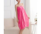 Ladies Wearable Bath Towel Adjustable Variety Tube Top Bath Skirt Suitable for SPA Beauty Swimming